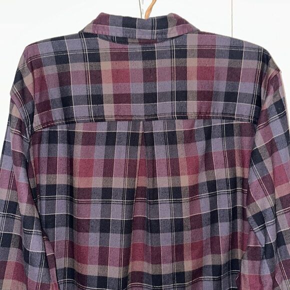 carhartt 2X Rugged Flex Loose Fit Midweight Flannel Long-Sleeve Plaid Shirt - Picture 6 of 15